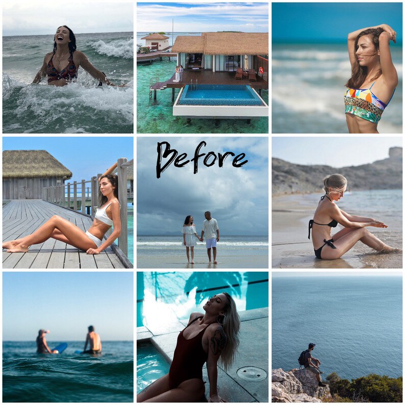 Ocean Vibes: 10 Light & Airy Presets_BrainAcademy.store