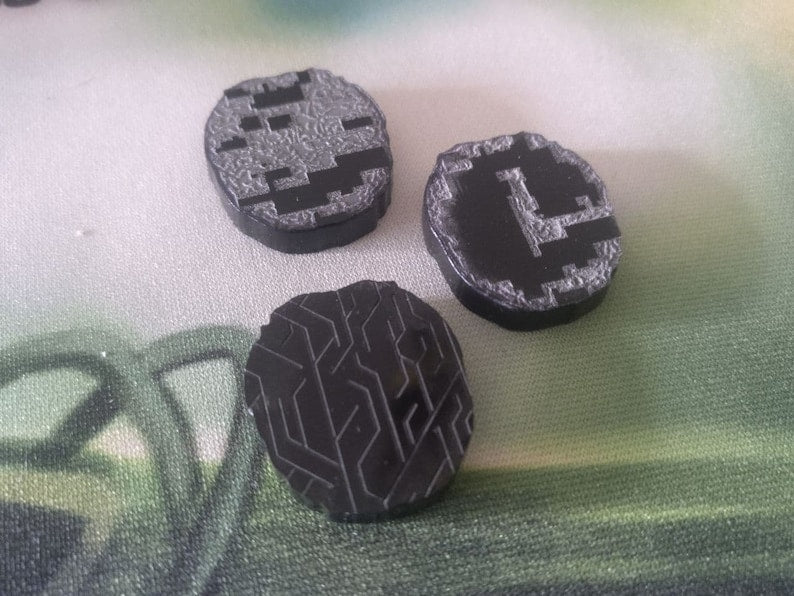 Lebendige Acryl-Gehirn-Token für immersives Gaming