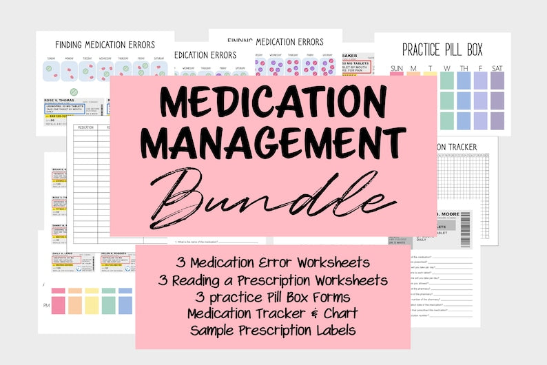 Complete Medication Management Toolkit for Therapy_BrainAcademy.store