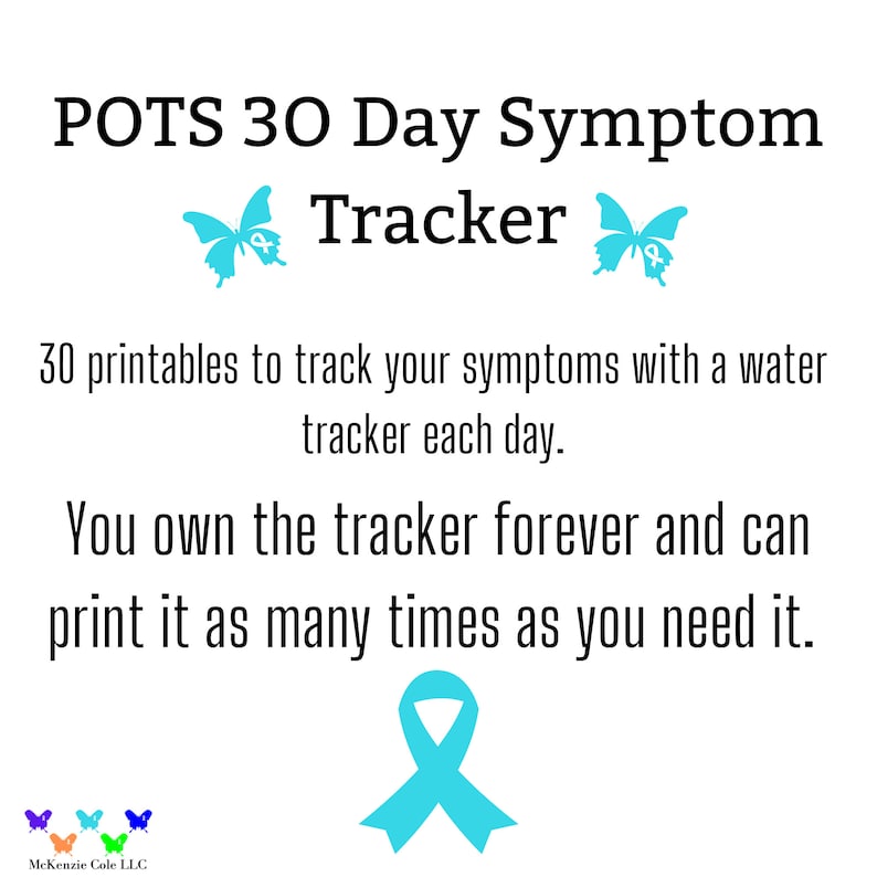 POTS Symptom Tracker: 30-Day Journal for Chronic Illness_BrainAcademy.store