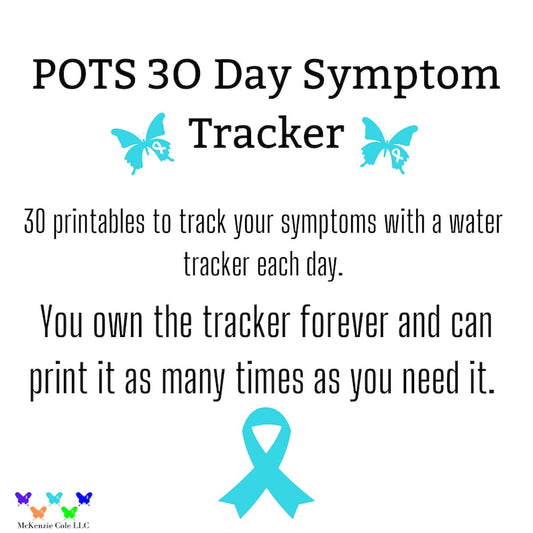 POTS Symptom Tracker: 30-Day Journal for Chronic Illness_BrainAcademy.store