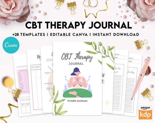 CBT Mastery: Tagebuch, Arbeitsblatt, Planerpaket