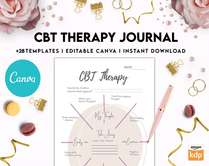 CBT Mastery: Tagebuch, Arbeitsblatt, Planerpaket