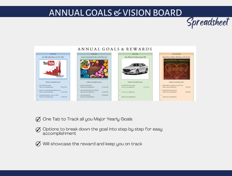 Comprehensive Habit Tracking & Goal Planning Spreadsheet for 2024_BrainAcademy.store