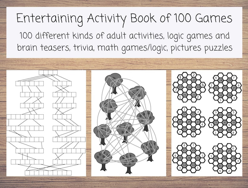 100+ Brain-Twisting Puzzles for Adults & Teens