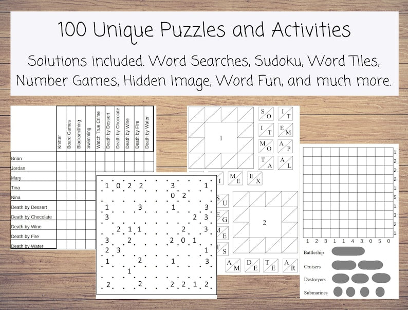 100+ Brain-Twisting Puzzles for Adults & Teens