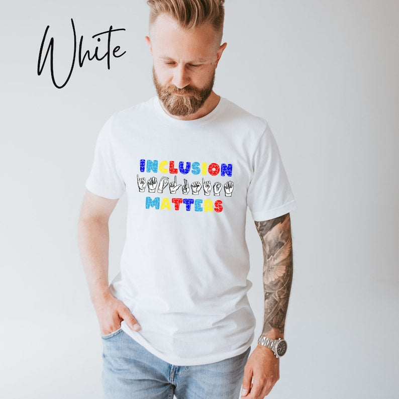 Inclusion Matters: A Shirt for Equality and Awareness_BrainAcademy.store