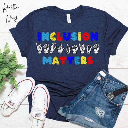 Inclusion Matters: A Shirt for Equality and Awareness_BrainAcademy.store