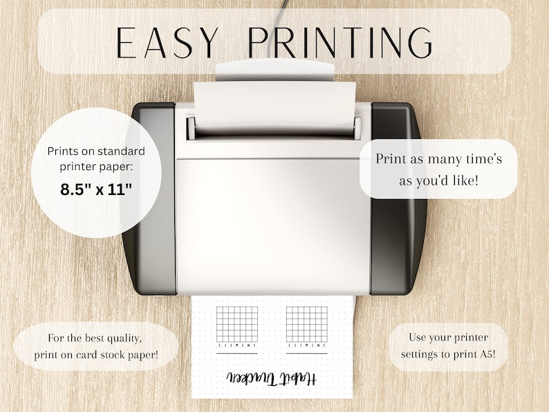 Druckbare Habit-Tracker-Tagebuchseite