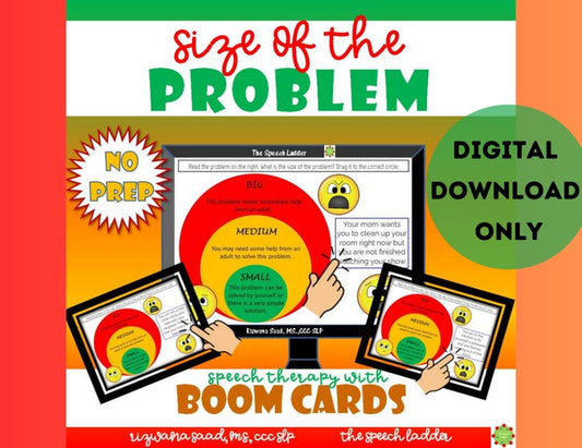 Interactive Problem-Solving Boom Cards for Social-Emotional Development_BrainAcademy.store