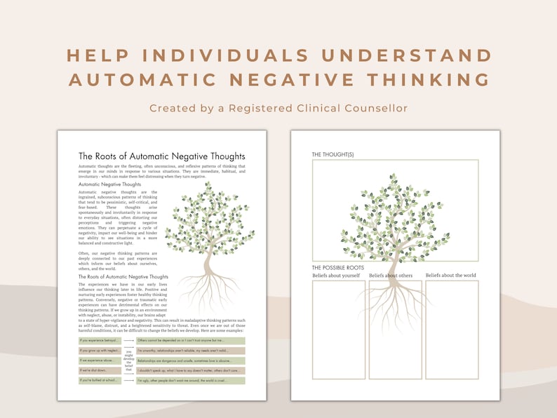 CBT Tool Bundle for Negative Thinking_BrainAcademy.store