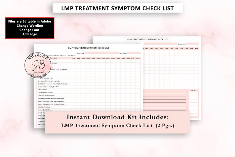 Lyme Magnetic Therapy Symptom Tracker_BrainAcademy.store