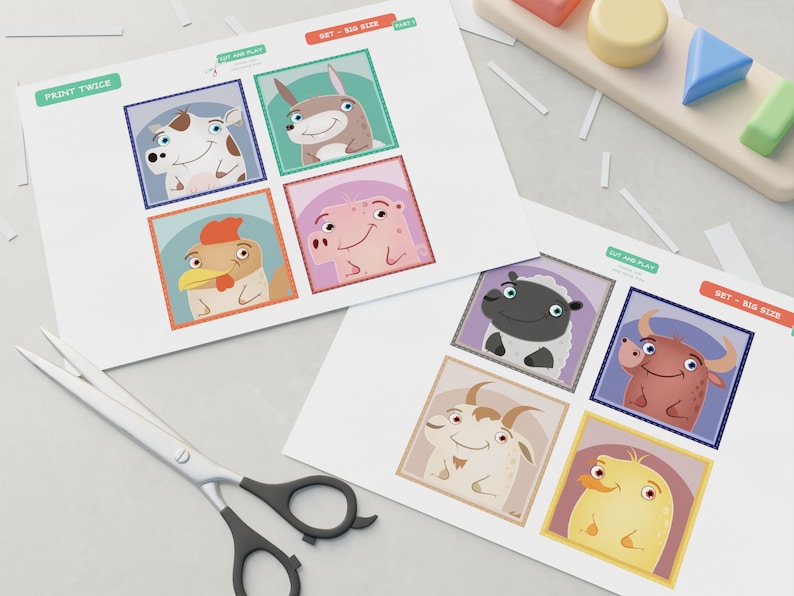 Animal Memory Match: Print & Play Fun for Kids_BrainAcademy.store