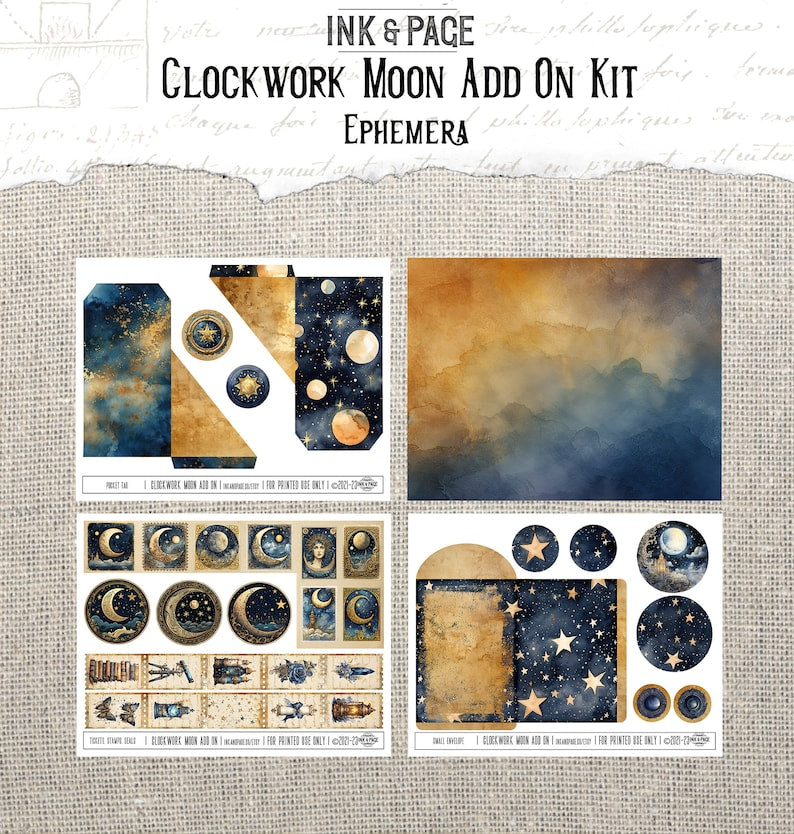 Celestial Junk Journal Ephemera