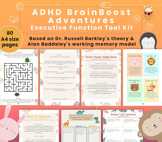 Empower Kids with ADHD: Ultimate Toolkit for Executive Function Skills_BrainAcademy.store