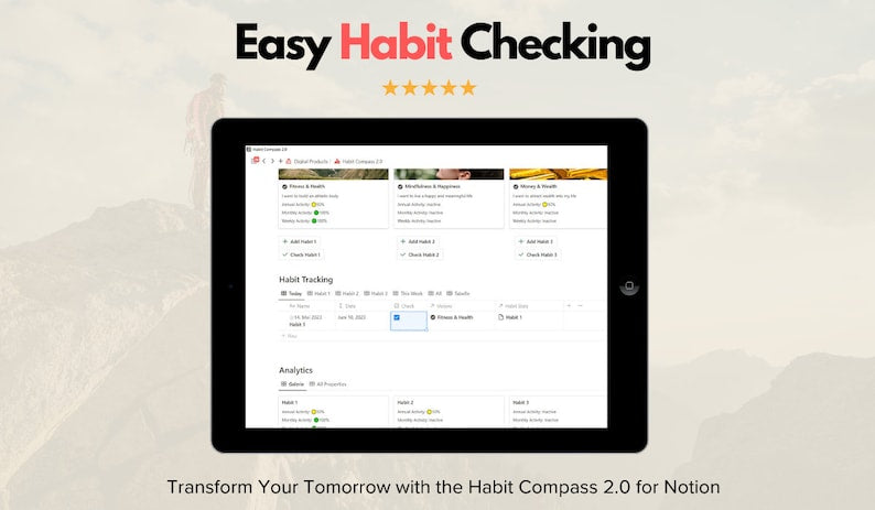 ADHD-Friendly Habit Tracker: Track Routines, Elevate Mindset_BrainAcademy.store