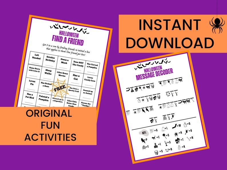 Spooky Halloween Bundle: Games, Bingo, Worksheets_BrainAcademy.store