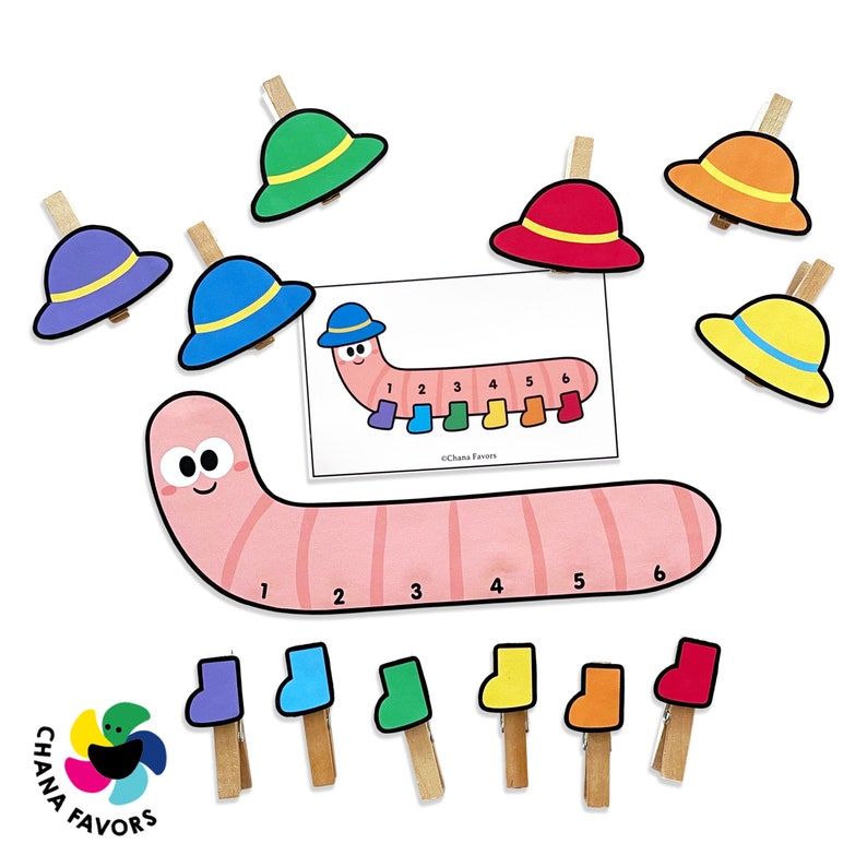 Wiggly Worm Adventure Printable: Fun Activity for Coordination, Fine Motor Skills, and Creativity_BrainAcademy.store