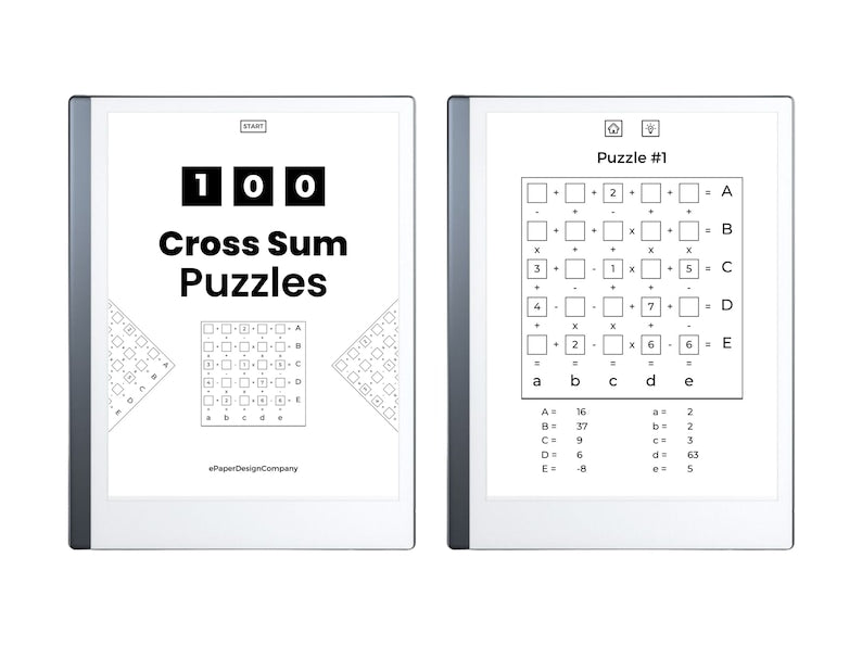 reMarkable 2 Games &amp; Puzzle Digital Bundle: 500 Puzzles in einem