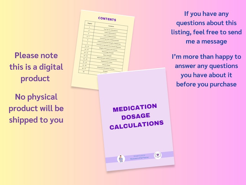 Medication Dosage Calculation Masterclass for Student Nurses_BrainAcademy.store