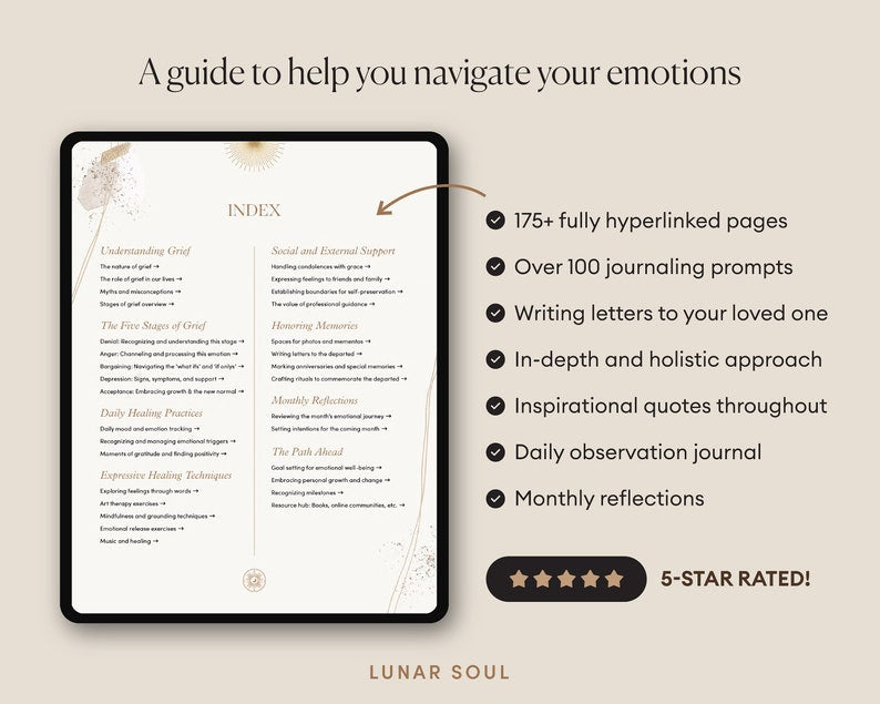 Digital Grief Journal: Finding Solace and Healing_BrainAcademy.store