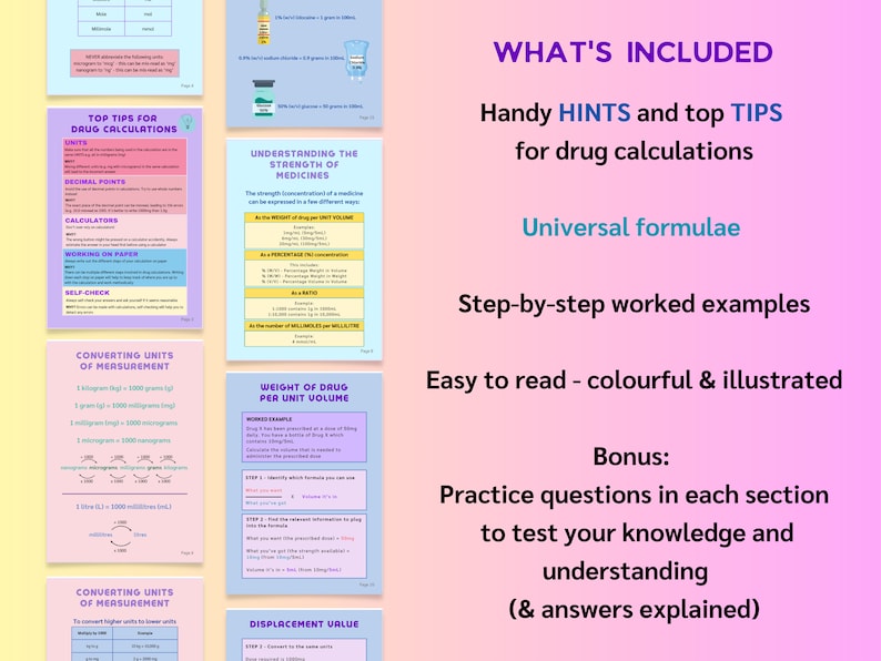 Medication Dosage Calculation Masterclass for Student Nurses_BrainAcademy.store