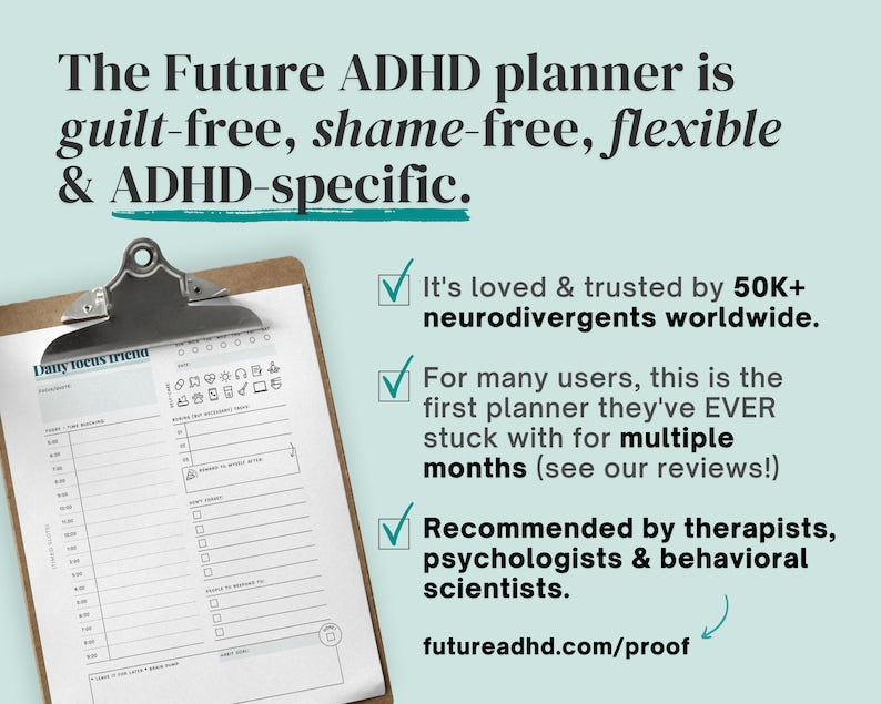 ADHD Planner: Empowering You with Organization and Self-Care_BrainAcademy.store