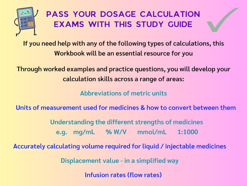 Medication Dosage Calculation Masterclass for Student Nurses_BrainAcademy.store