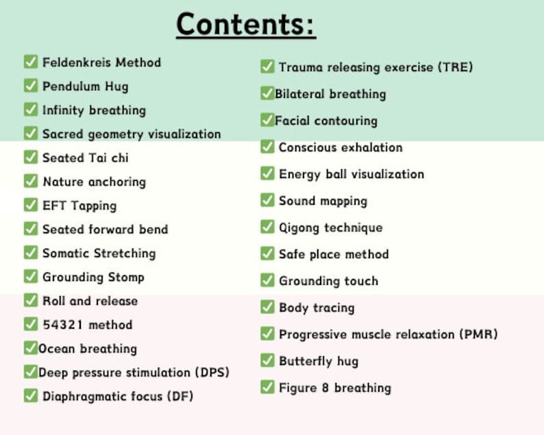 Somatic Coping Cards: Tools for Nervous System Regulation_BrainAcademy.store