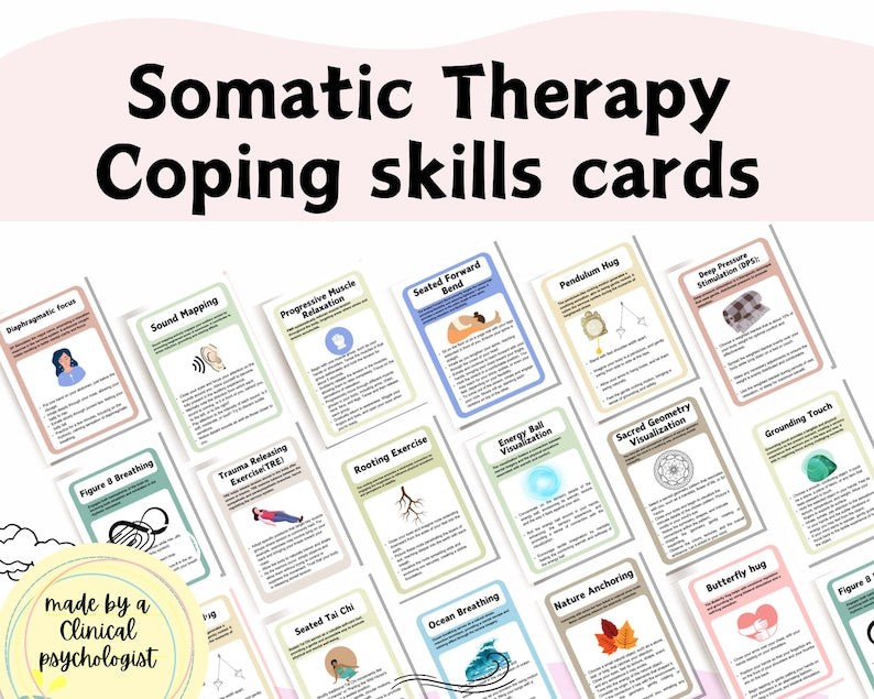 Somatic Coping Cards: Tools for Nervous System Regulation_BrainAcademy.store