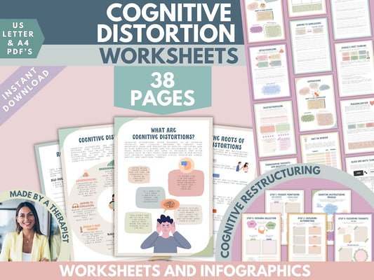 Cognitive Coping Tools: Workbook for Overcoming Thinking Errors_BrainAcademy.store