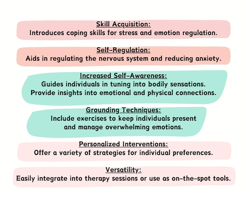 Somatic Coping Cards: Tools for Nervous System Regulation_BrainAcademy.store