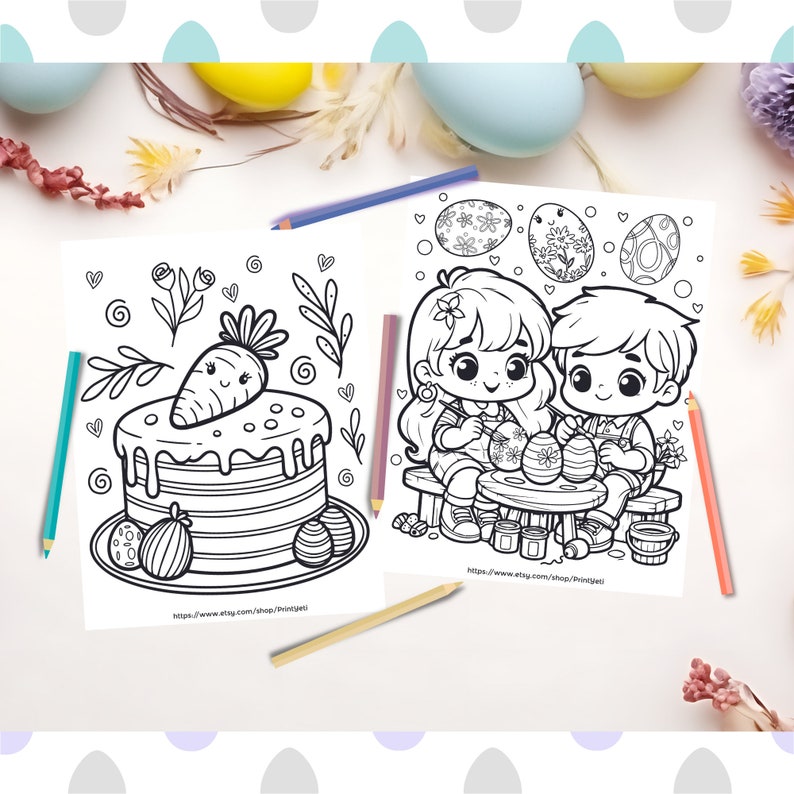 Adorable Kawaii Easter Coloring Adventure_BrainAcademy.store