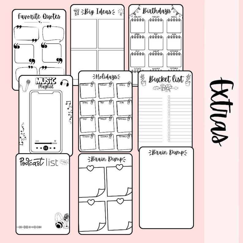 Complete Pre-Made Printable Journal Bundle_BrainAcademy.store