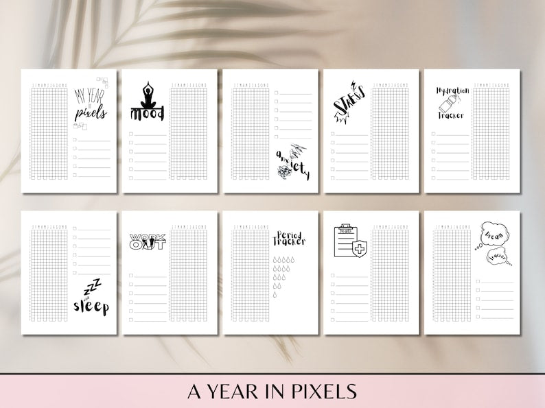 Printable Customizable Bullet Journal Planner_BrainAcademy.store