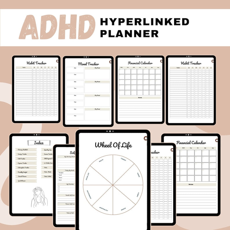 2024 Neurodivergent ADHD Planner: Empowering Success_BrainAcademy.store