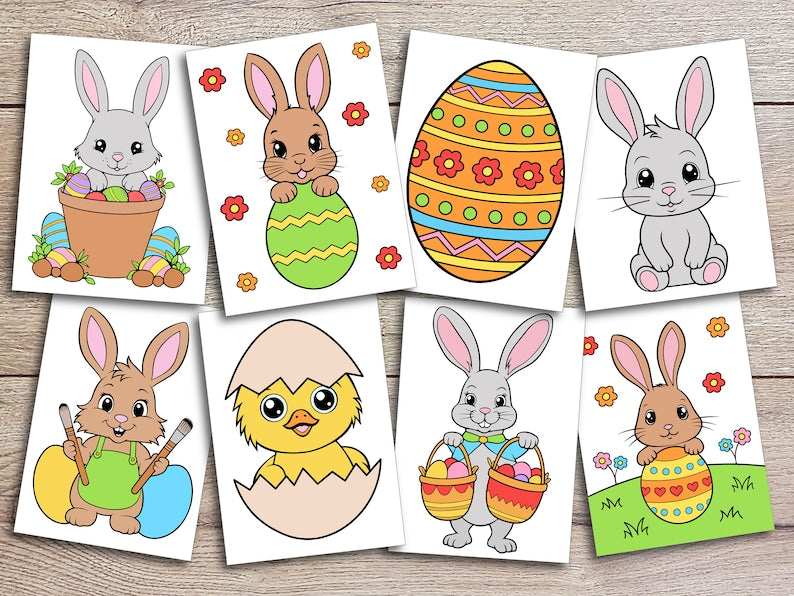 Easter Coloring Pages: Easy Fun for Little Ones_BrainAcademy.store